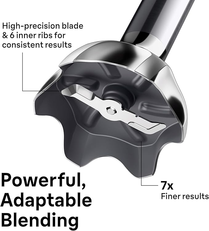 Braun MQ50001M MultiQuick 5 Vario Hand Blender, Black