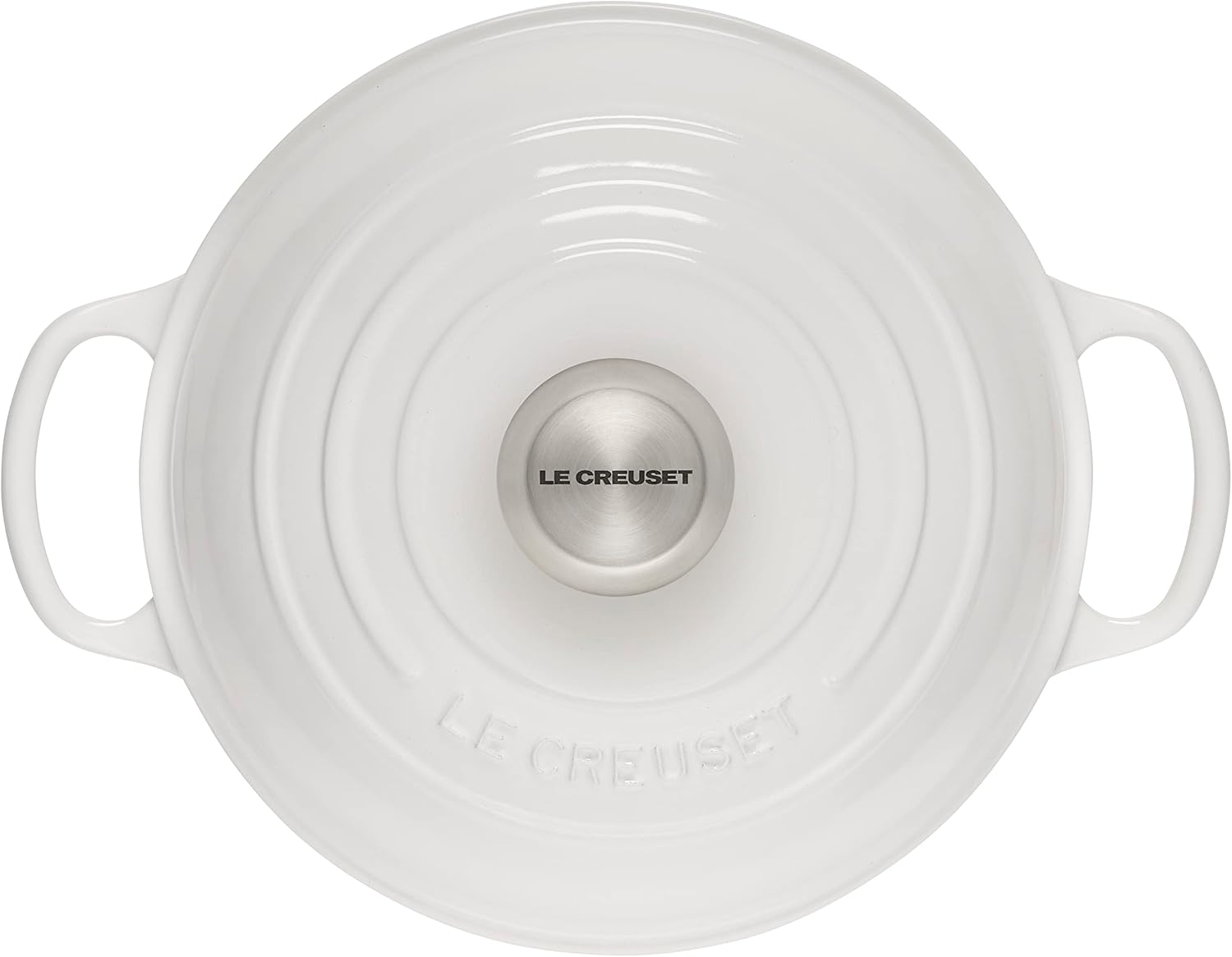 Le Creuset Enameled Cast Iron Bread Oven, White, 1.75 qt.